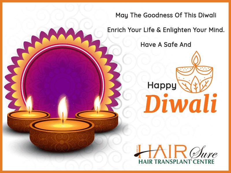 Happy Diwali wishes by Best Hair Transplant Hyderabad, One of the best Hair Transplant surgery Clinics in Hyderabad