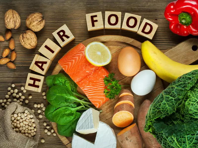 Best Healthy Hair Loss Foods Diet, One of the Best hair loss treatment in Hyderabad