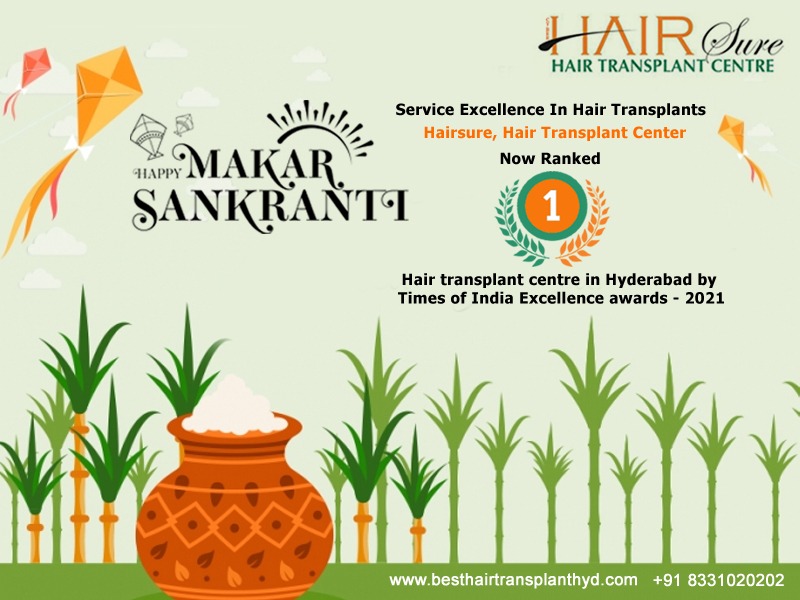 Best hair transplant clinic wish you Happy Makar Sankranti, Best Hair transplant hospital in hyderabad